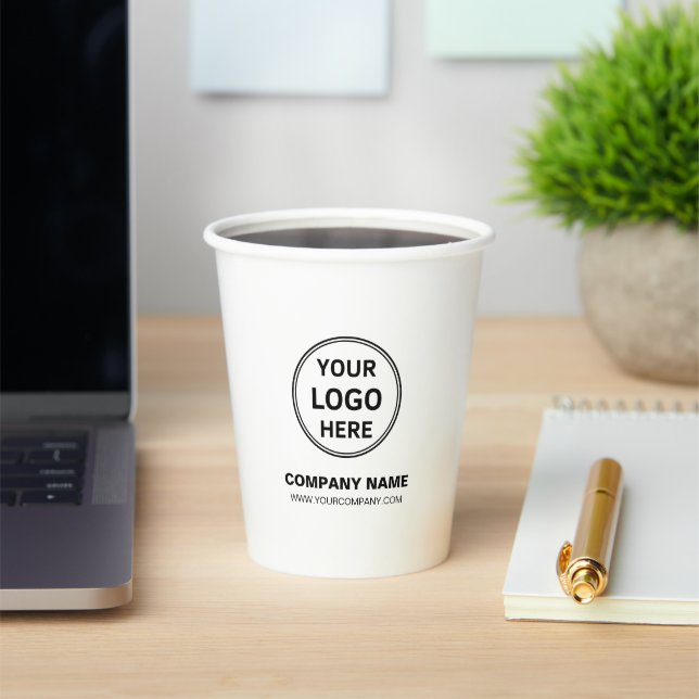 Custom Logo Business  Paper Cups (Insitu)