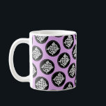 Custom logo business pattern employee coffee mug<br><div class="desc">Easily personalize this simple Custom business pattern employee Coffee Mug adding your company logo, photo or any image. Upload a custom background image or choose any background solid color. Create your own cute lavender pink pastel color branded mugs with your corporate custom logo. A basic, professional custom logo mug template...</div>