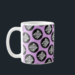 Custom logo business pattern employee coffee mug<br><div class="desc">Easily personalize this simple Custom business pattern employee Coffee Mug adding your company logo, photo or any image. Upload a custom background image or choose any background solid color. Create your own cute lavender pink pastel color branded mugs with your corporate custom logo. A basic, professional custom logo mug template...</div>