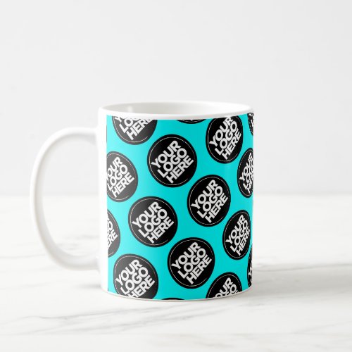 Custom logo business pattern employee coffee mug