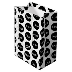 Custom Logo Business Professional packaging Medium Gift Bag