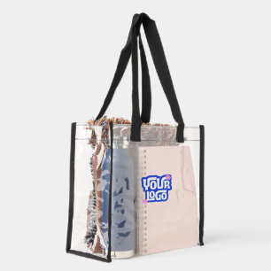 Custom Logo Business Promo Concert Giveaway Clear Tote Bag
