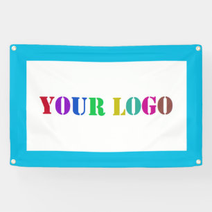 Custom Logo Business Promotional Banner Your Color