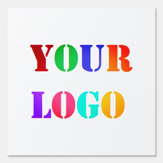 Custom Logo Business Promotional Company Sign (Front)