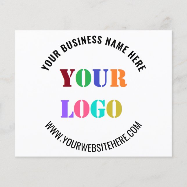 Custom Logo Business Promotional Flyers Template (Front)