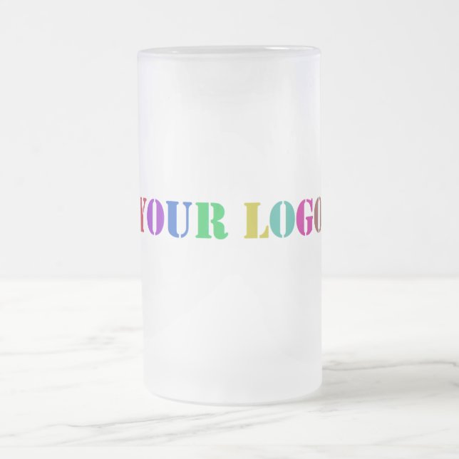 Custom Logo Business Promotional Glass Beer Mug (Center)