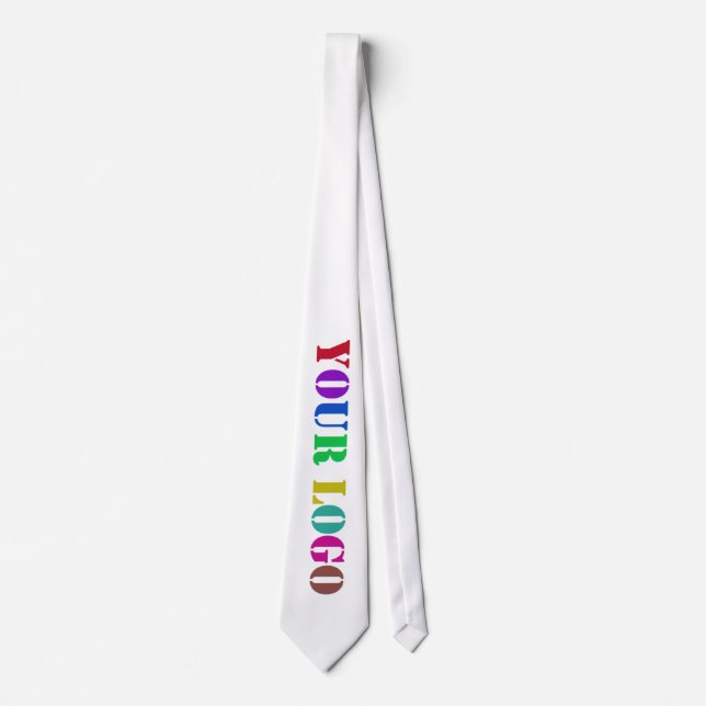 Custom Logo Business Promotional Neck Tie Template (Front)