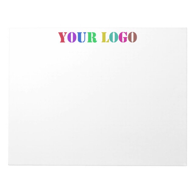Custom Logo Business Promotional Notepad Template (Front)