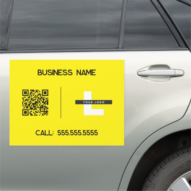 Custom Logo Business QR Sign (In Situ)