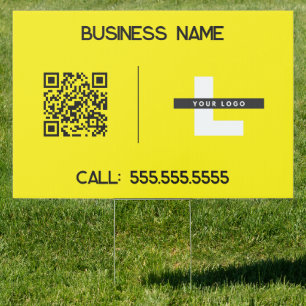 🏞️ Custom Logo Business QR Sign