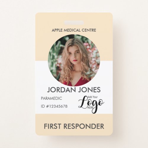 custom logo business staff Photo ID Security ID Ba Badge