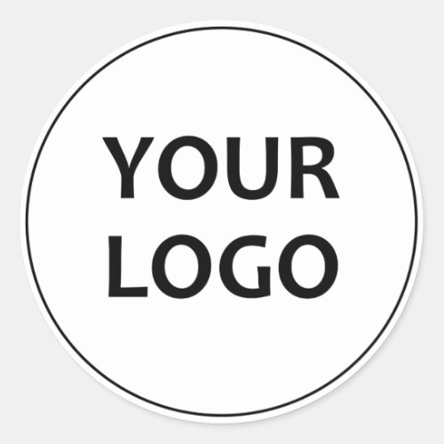 custom logo business sticker