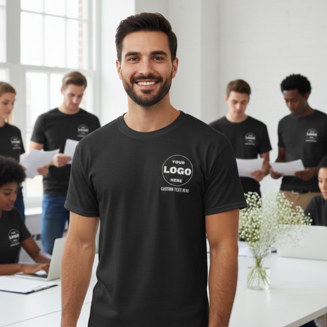 Custom Logo Business T-Shirt | Simple Branded Tee (Custom Logo Business T-Shirt | Simple Branded Tee)