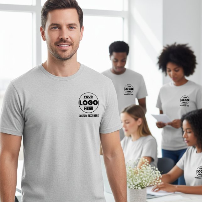 Custom Logo Business T-Shirt | Simple Branded Tee (Custom Logo Business T-Shirt | Simple Branded Tee)