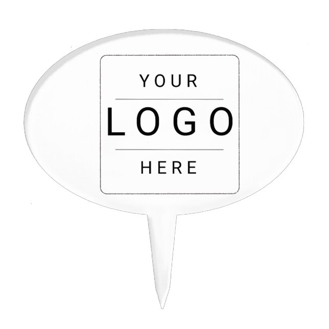 Custom Logo Cake Topper (Front)