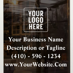 Custom Logo Car Business Advertising Marketing Window Cling