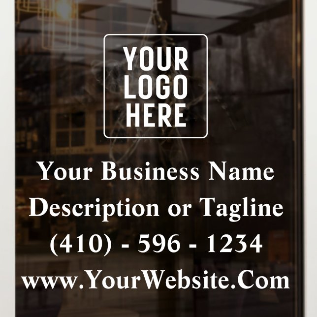 Custom Logo Car Business Advertising Marketing Window Cling (Creator Uploaded)