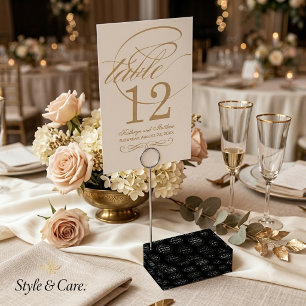Custom Logo Card Holder for Table Displays