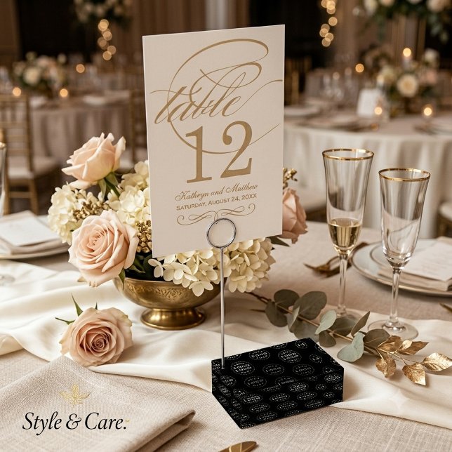 Custom Logo Card Holder for Table Displays (Custom Logo Card Holder for Table Displays)