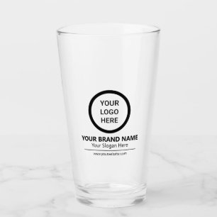 Custom Logo Casual Dining Restaurant Giveaway Glass