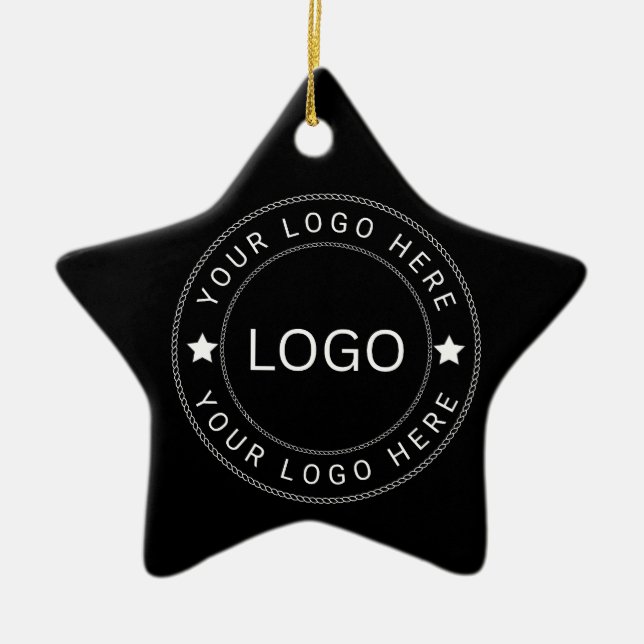 Custom Logo Ceramic Ornament (Front)