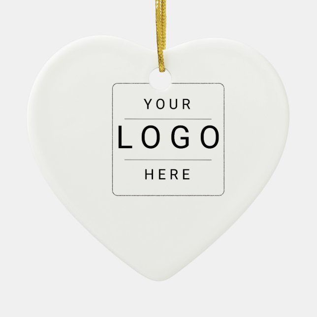 Custom Logo Ceramic Ornament (Front)