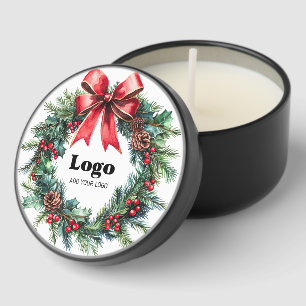 Custom Logo Christmas Candles For Clients in Bulk
