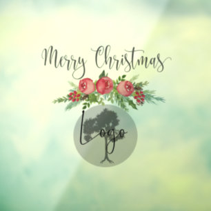 Custom Logo Christmas Window or Wall Cling