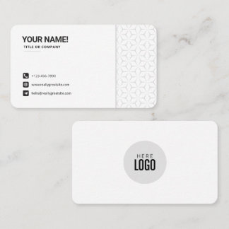 custom logo circle professional business card