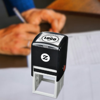 Custom LOGO Circular Self Inking Rubber Stamp