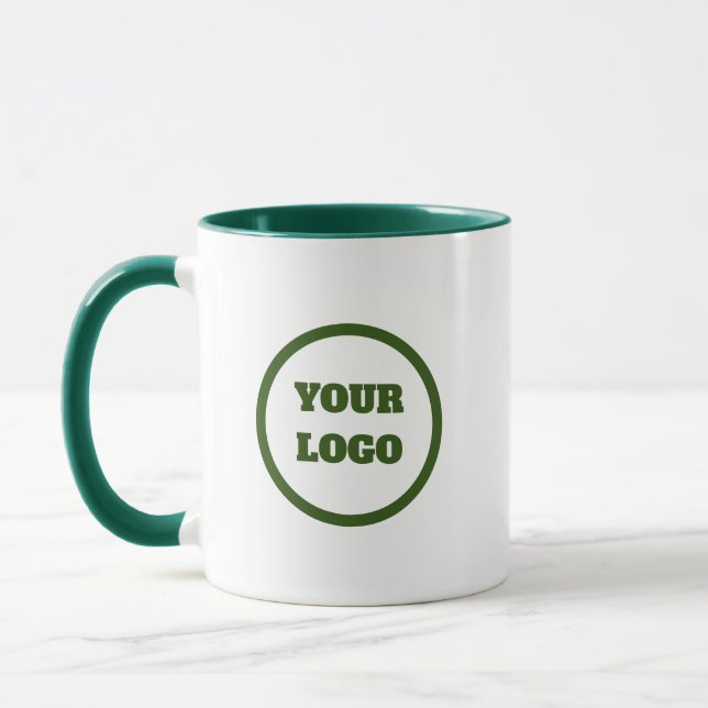Custom Logo Coffee Mug - Branded Corporate Gift (Left)