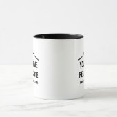 Custom logo coffee mug for real estate company (Center)