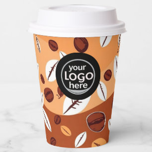 Custom Logo Coffee Paper Cup 12oz