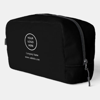 Custom Logo Company Black Business Corporate Dopp Kit