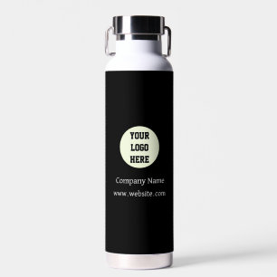 Custom Logo Company Black Business Corporate Water Bottle