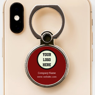 Custom Logo Company Burgundy Business Corporate Phone Ring Stand