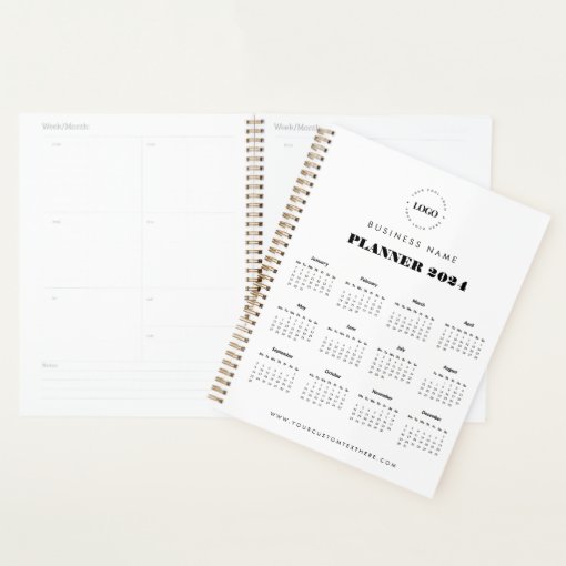 Custom Logo Company Business Name Calendar 2024 Planner Zazzle   Custom Logo Company Business Name Calendar 2024 Planner R1d7f4b18275248bbada10c6afde67246 E38i6 510 