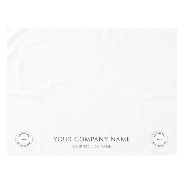 Custom Logo Company Business Promo Trade Show Tablecloth (Front (Horizontal))