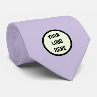 Custom Logo Company Lilac Business Corporate Neck Tie