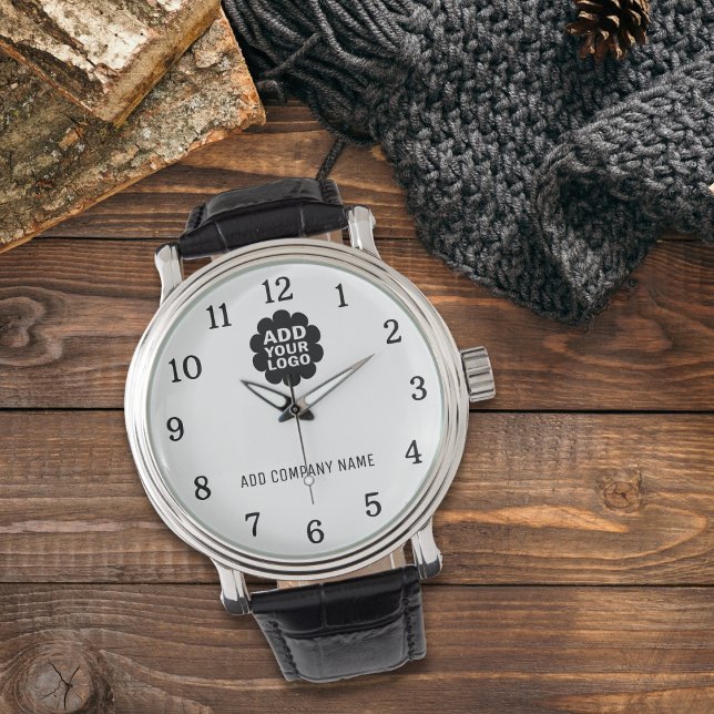 Custom Logo Company Name Corporate Promotional Watch (Creator Uploaded)