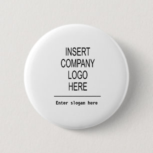 Custom logo company promotional marketing button