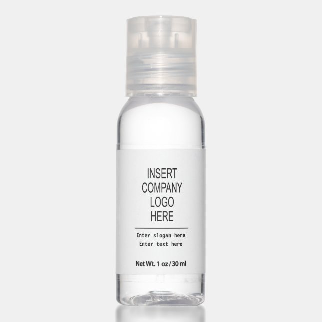 Custom logo company promotional marketing hand sanitizer (Front)