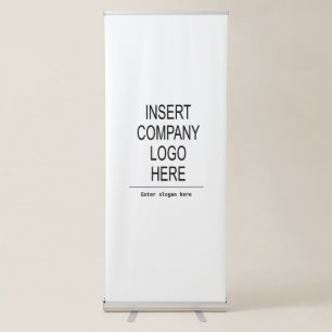 Custom logo company promotional marketing retractable banner