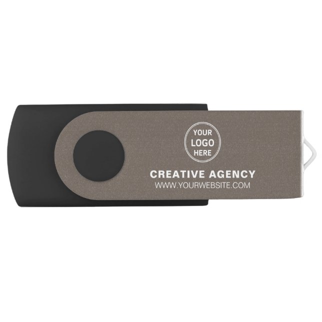Custom Logo Corporate Business Promotional Flash Drive (Front)
