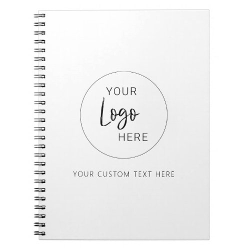 custom logo corporate business promotional notebook