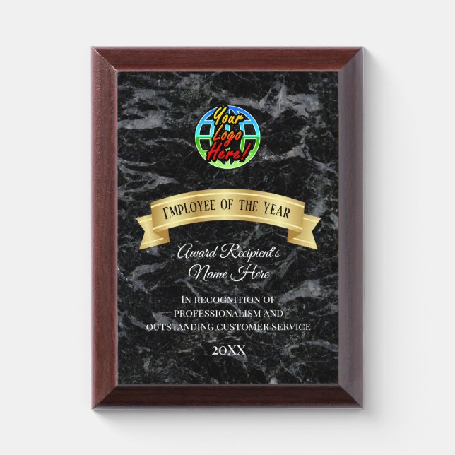 Custom Logo Corporate Gift Employee Award Plaque (Vertical)
