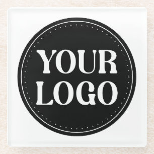 Custom Logo Corporate Holiday Gift Keepsakes Bulk Glass Coaster