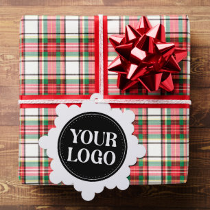 Custom Logo Corporate Holiday Gift Keepsakes Bulk Ornament Card