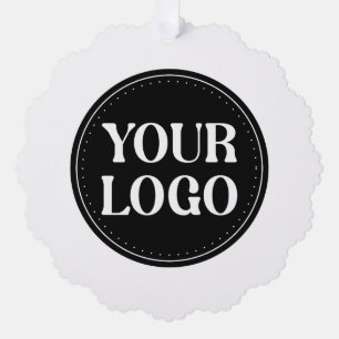 Custom Logo Corporate Holiday Gift Keepsakes Bulk  Ornament Card