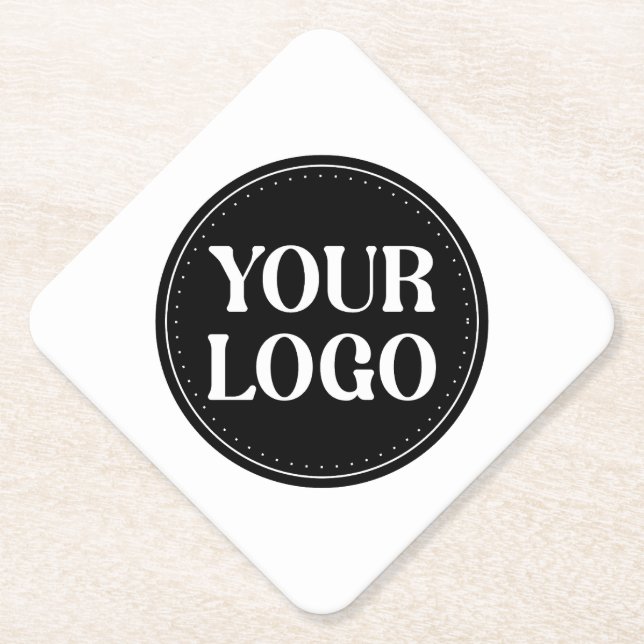 Custom Logo Corporate Holiday Gift Keepsakes Bulk  Paper Coaster (Front)